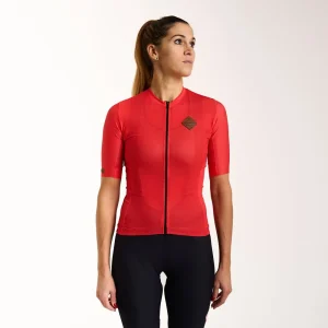 Sartoria corallo maglia da ciclismo – Donna