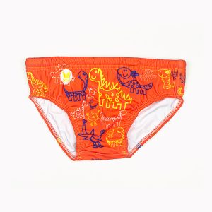 Costume Nuoto bimbo DINO ORANGE
