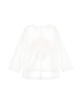 T-shirt cropped stampa anemoni - immagine 3