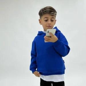 Felpa Bimbo Con Cappuccio