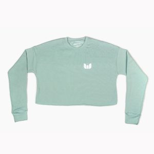 FELPA CORTA AWAYA YOGA DUSTY BLU