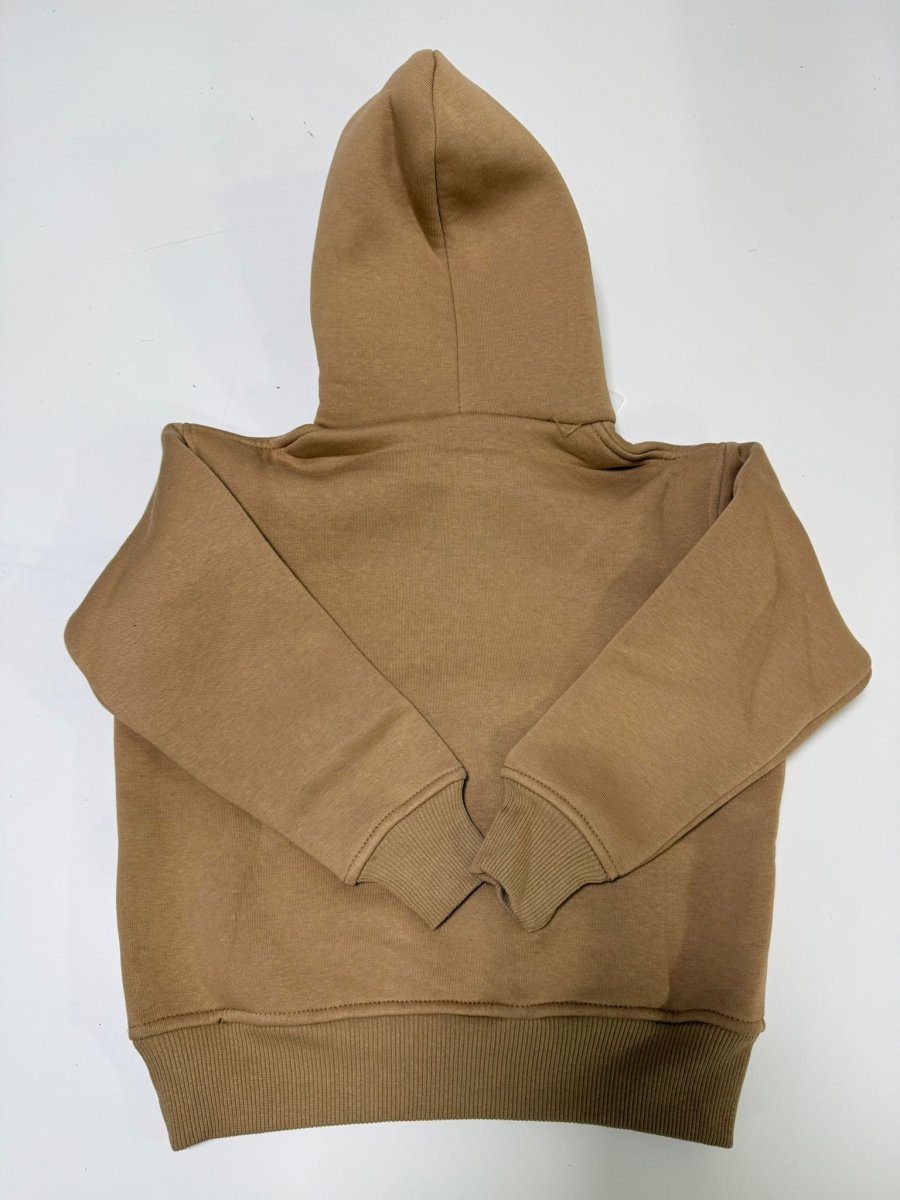 felpa con cappuccio 03 cammello - immagine 3