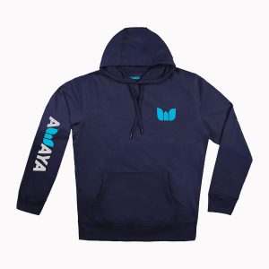 Felpa Awaya BLUE NAVY con Cappuccio Uomo