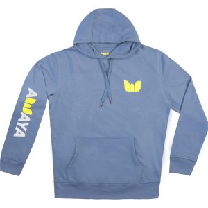 Felpa Awaya NORDIC BLUE con Cappuccio Uomo