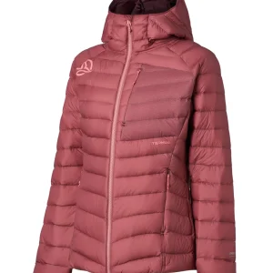 Piumino donna VILMAN 2.0. Bordeaux con piuma riciclata - Ternua