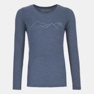 Ortovox 185 Merino Mountain Maglia Maniche Lunghe Donna