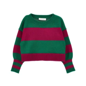 Pull knitwear maxi righe