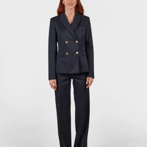 Completo donna in lana nero