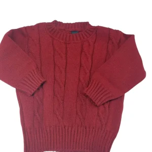 Maglione bordeaux bimbo
