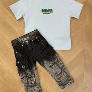 t-shirt mind azzurra
