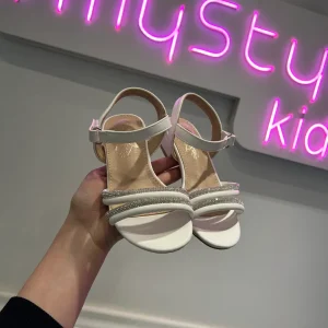 sandalo gioiello bianco