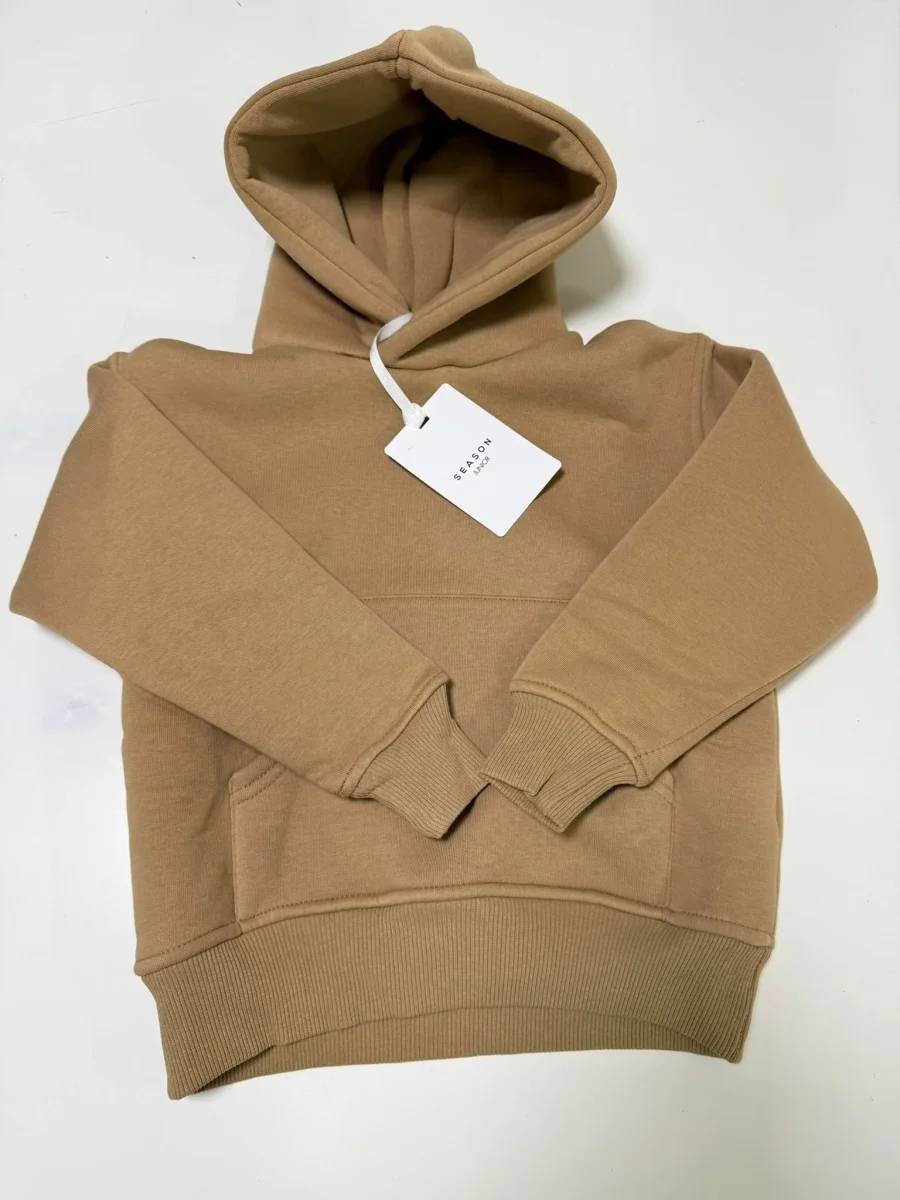 felpa con cappuccio 03 cammello