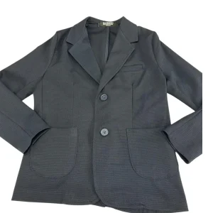 GIACCA MONOPETTO PIQUET BLU RAGAZZO