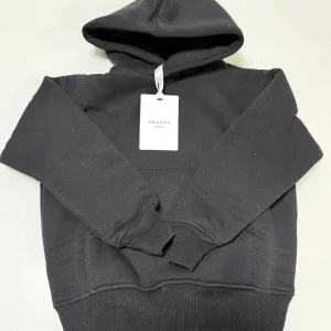 Felpa con cappuccio nero 03