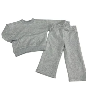 TUTA COTONE GARZATO LOOSE FIT GRIGIA