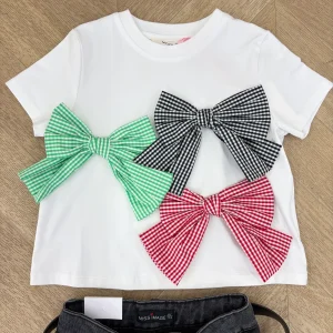 T shirt fiocco