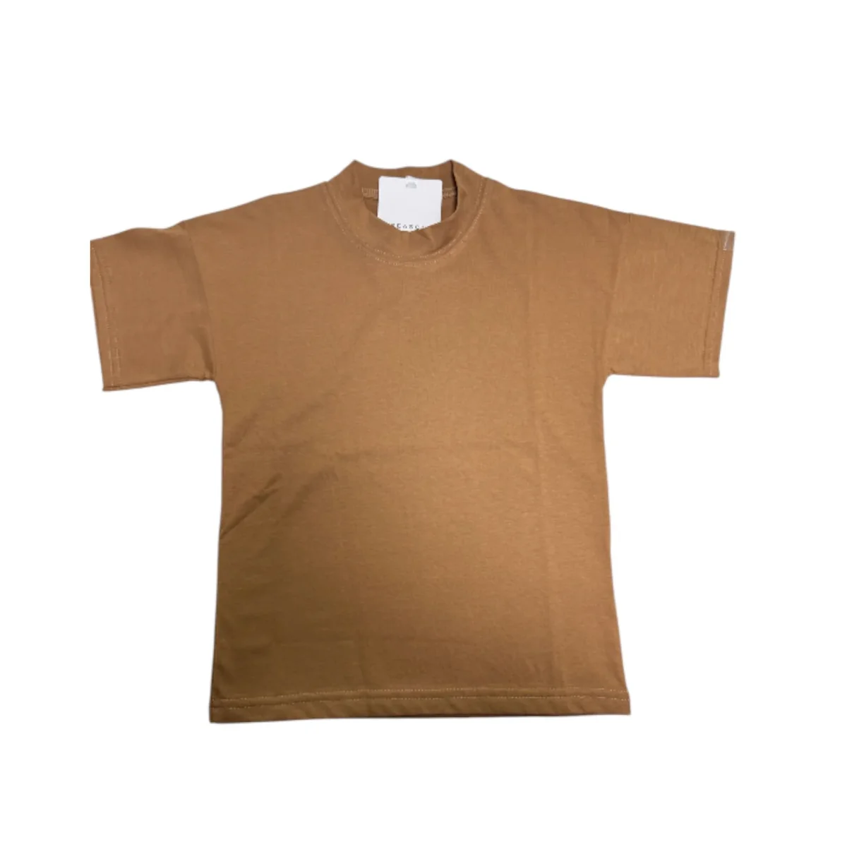 t-shirt basic manica corta ragazzo cammello ragazzo - immagine 3