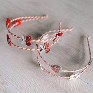 Cerchietto doppio con applicazioni