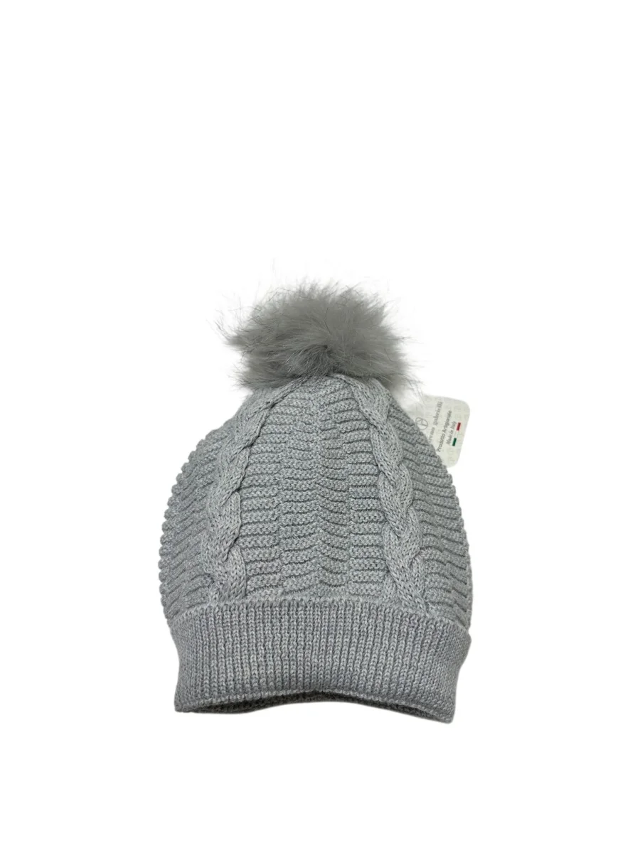 CAPPELLO 1PONPON GRIGIO