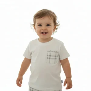 T-SHIRT IN COTONE CON TASCHINO