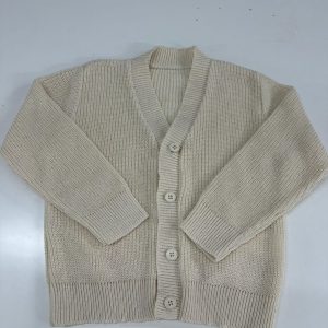 CARDIGAN IN FILO BEIGE BIMBO