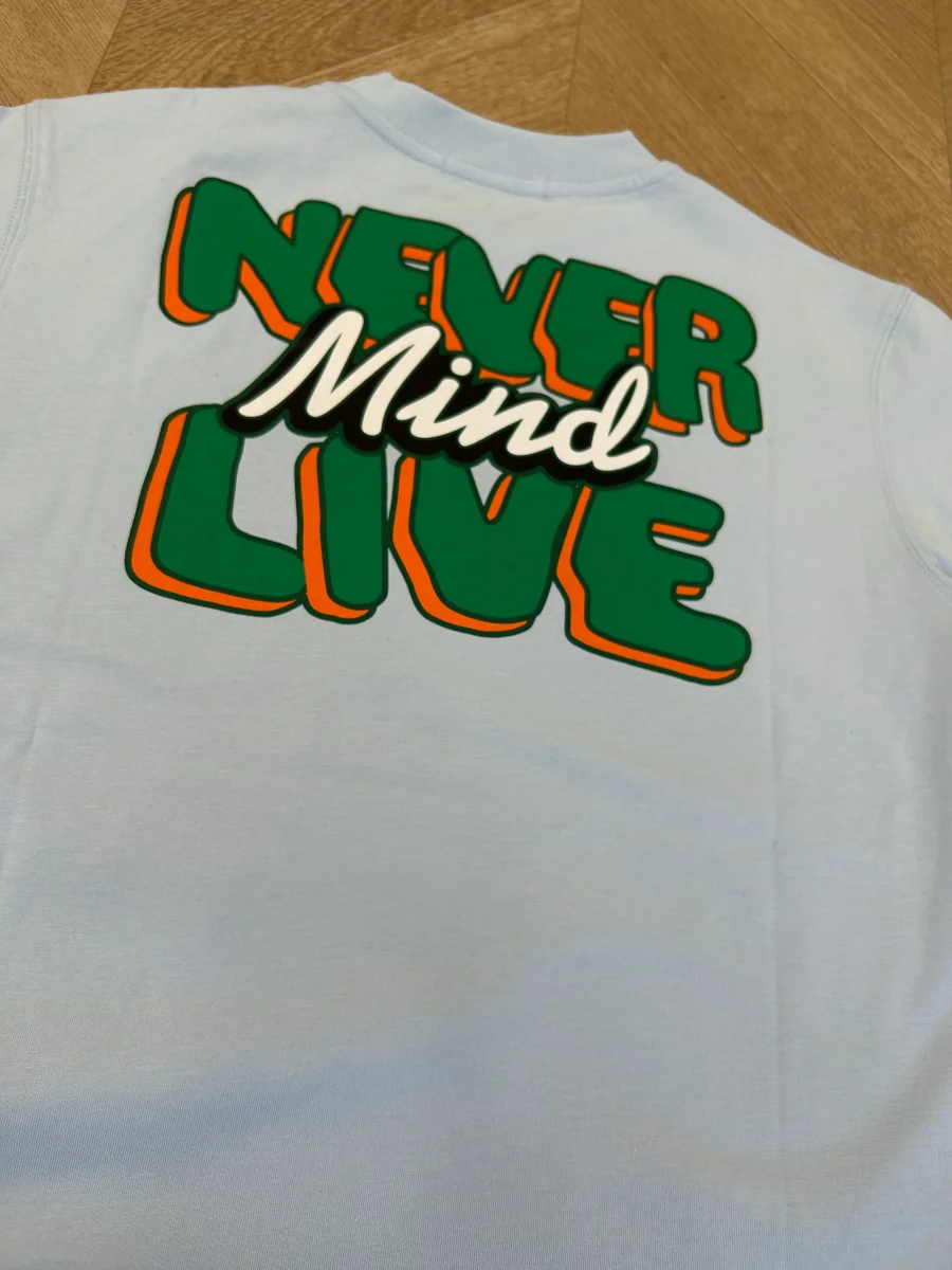 t-shirt mind azzurra - immagine 4