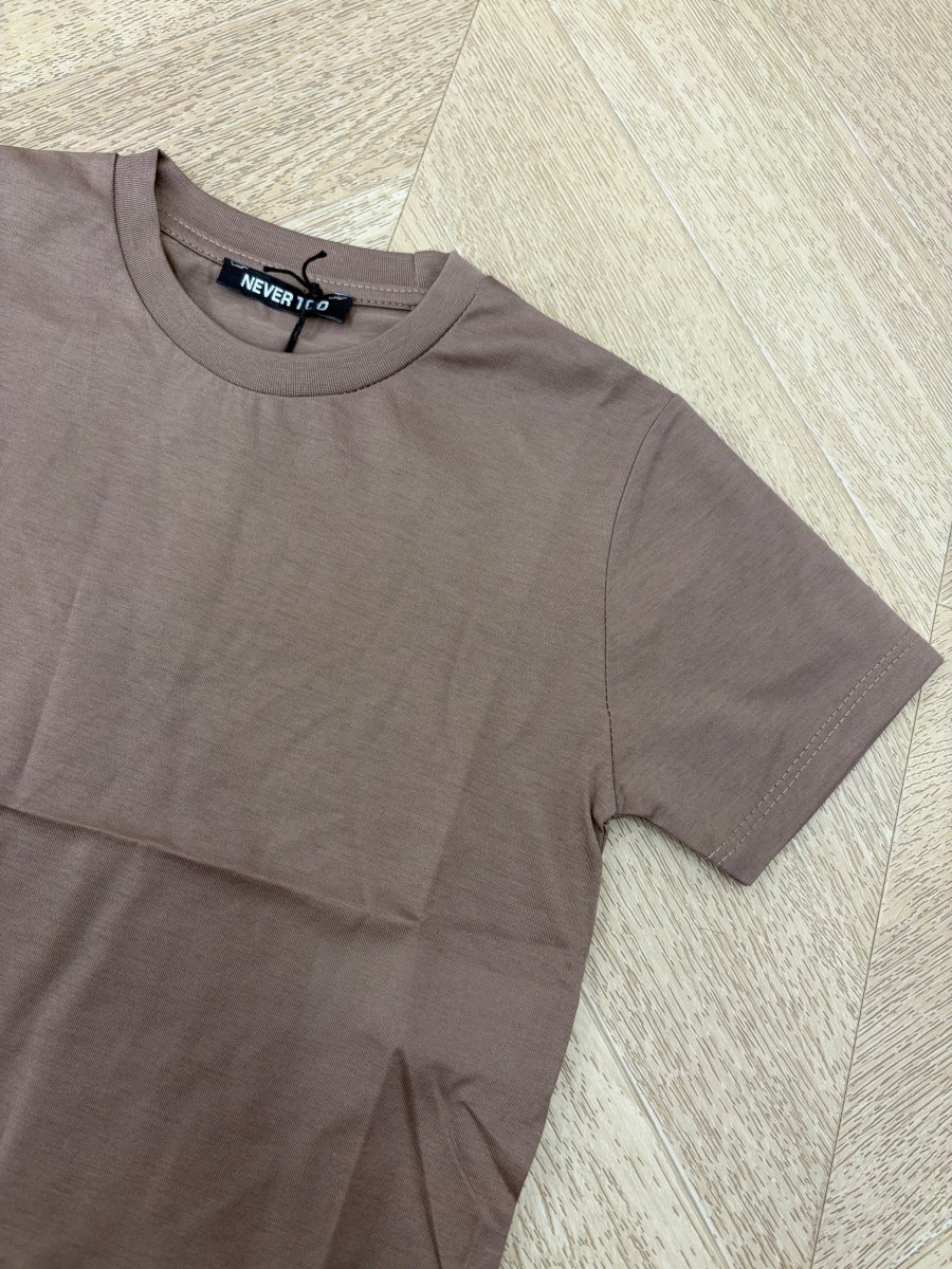 T shirt basic fango - immagine 3