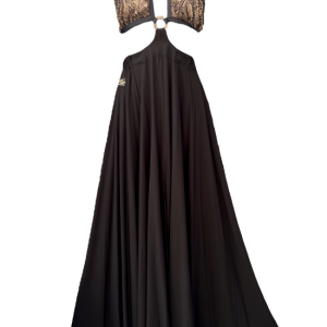 Abito Lamante Foglie