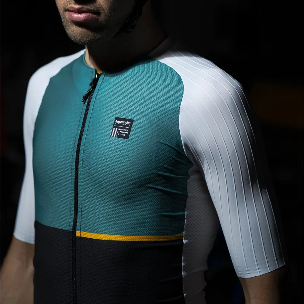 Flowgrid verde maglia da ciclismo – Uomo - immagine 7