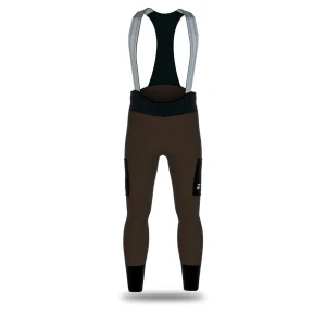 Cargo Marrone – Calzamaglia con tasche da Donna