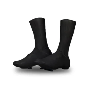 Copriscarpe aerodinamico nero da ciclismo