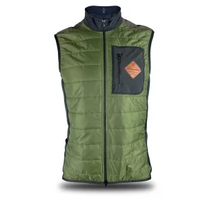 Sartoria Piumino smanicato da ciclismo verde – Donna