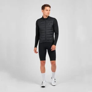 Vetta Primaloft nero giacca primaverile da ciclismo – Uomo