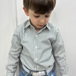Camicia Rigata Verde