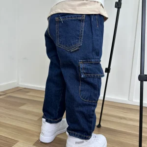 Jeans Cargo Con Coulisse In Vita V20