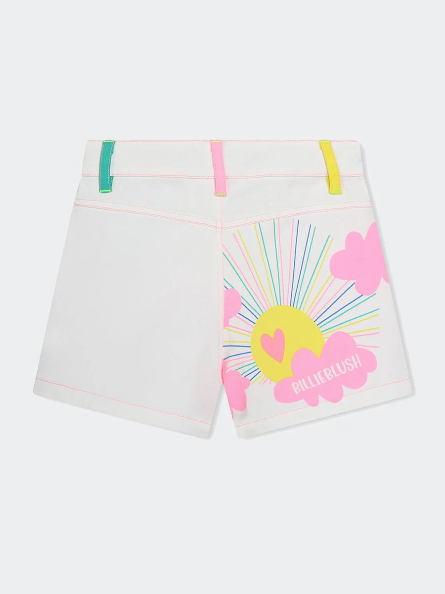 SHORTS IN TWILL STAMPATI - immagine 3