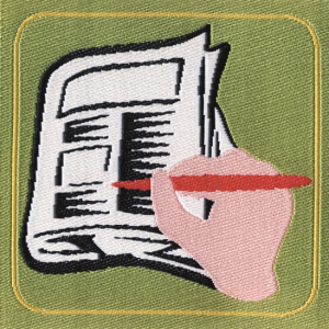 Distintivo brevetto di competenza EG Giornalista