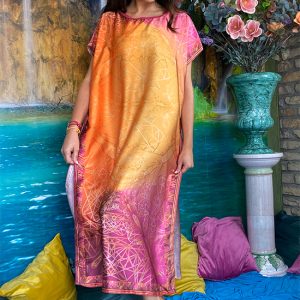 Kaftano stampa Butterfly