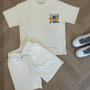 t-shirt the world beige