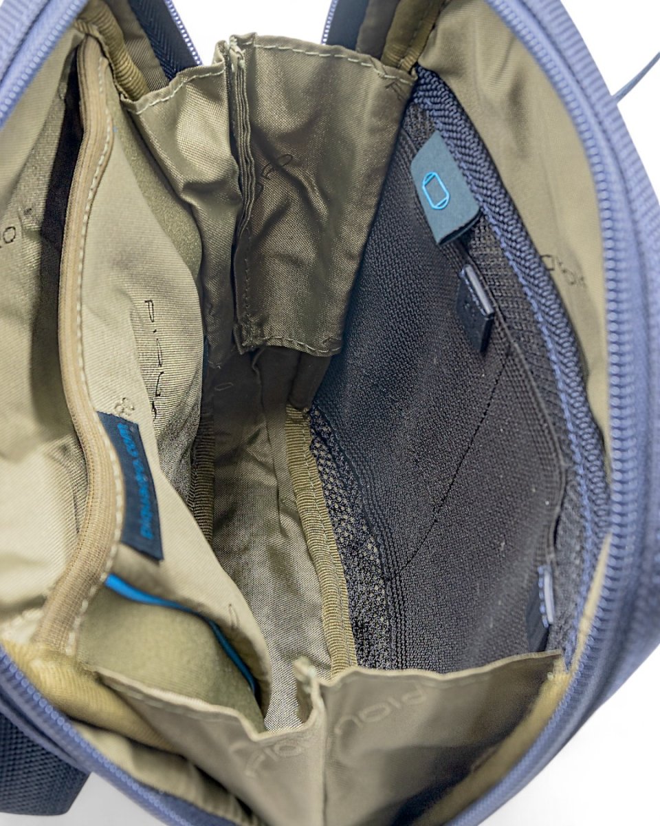 Borsello Piquadro uomo porta iPad®mini in tessuto riciclato - immagine 4