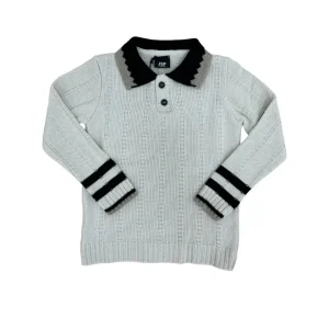 Polo Beige In Maglia