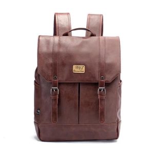 zaino vegan leather doppia fibia