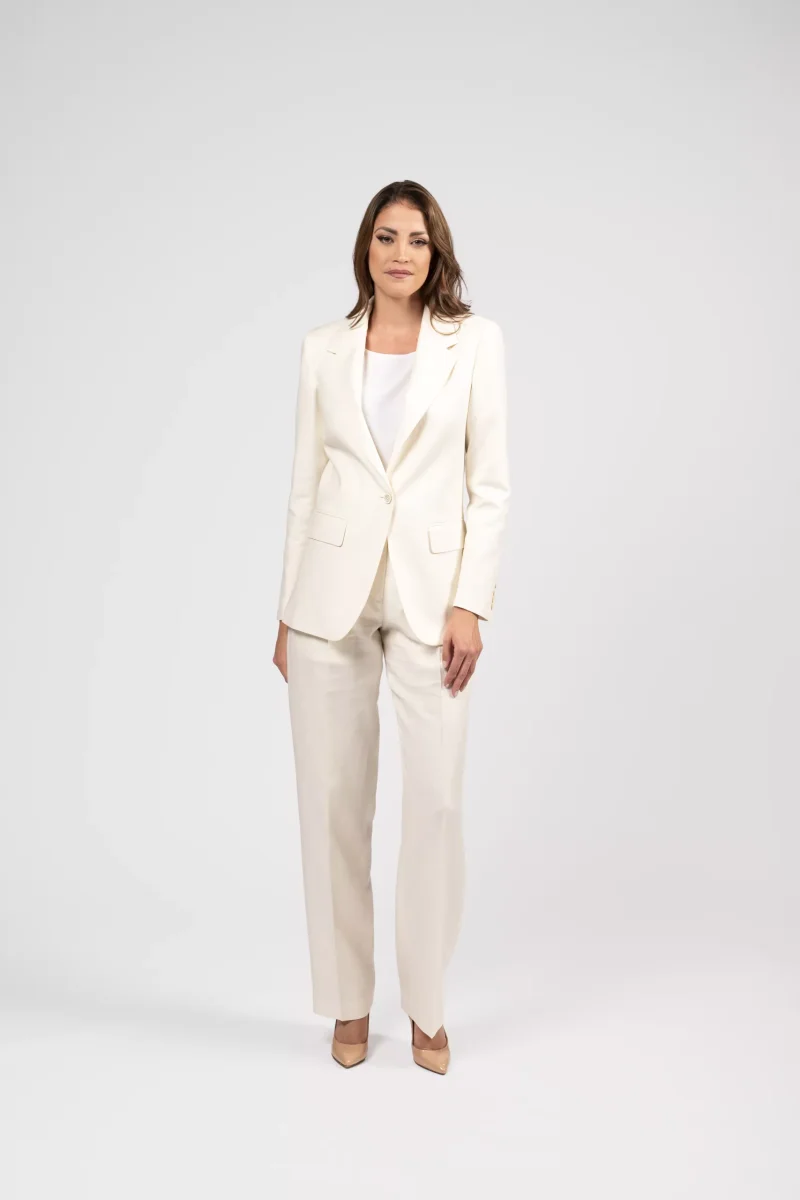 TAILLEUR DONNA BIANCO SPORCO