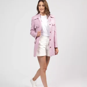 Giacca donna pattern rosa