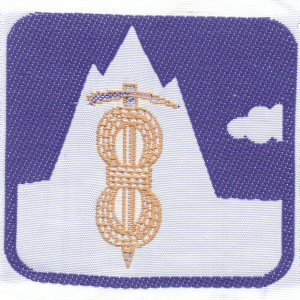 Distintivo brevetto di competenza EG Guida alpina