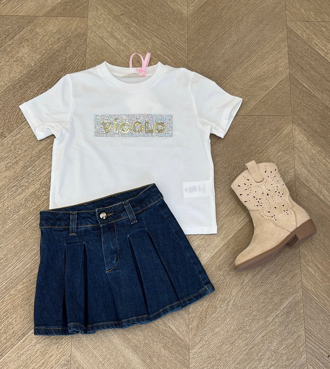 t shirt gold - immagine 2