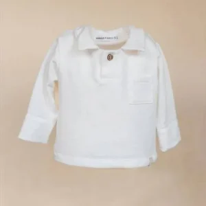 Bamboom Polo manica lunga bianca
