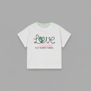 T-shirt girocollo cotone elasticizzato