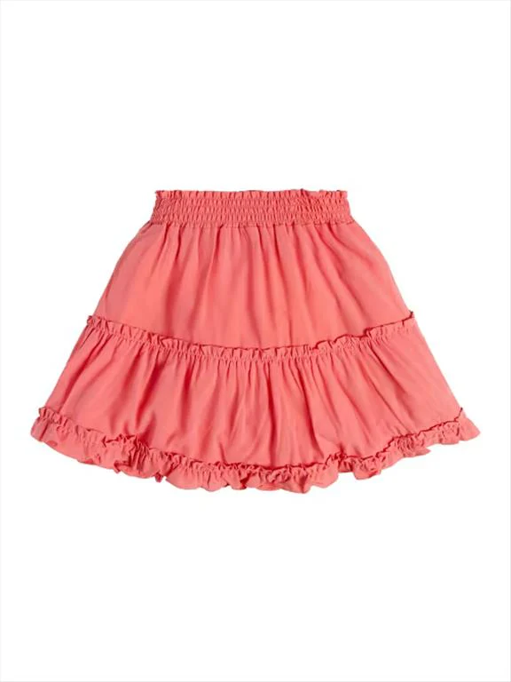 GONNA MIDI ROSA PESCA - immagine 3
