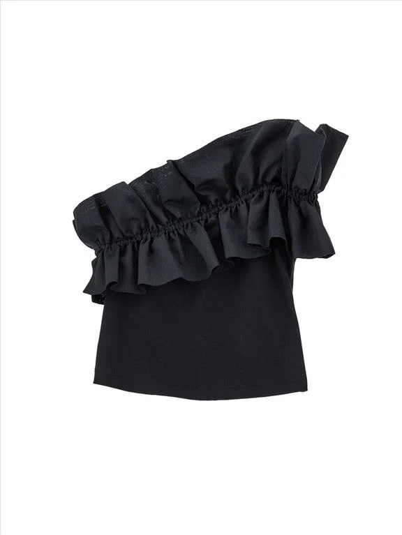 Top jersey monospalla MONNALISA - immagine 2
